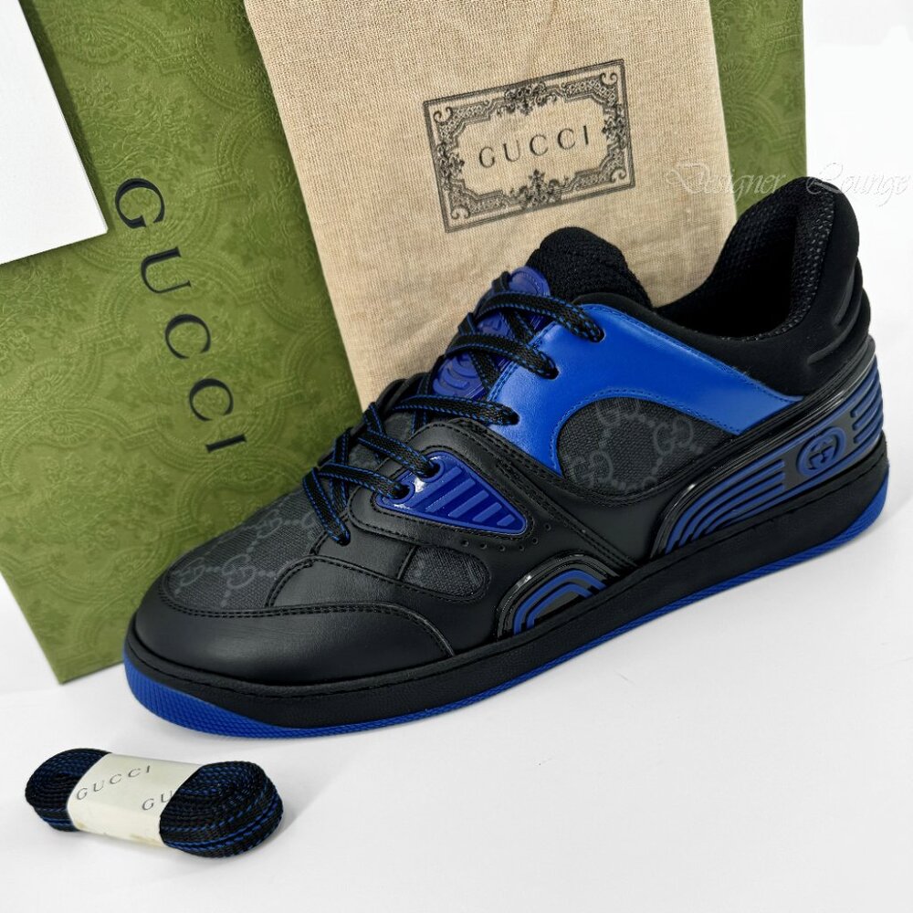 NEW GUCCI Demetra GG Supreme Canvas Basket Low Top Sneakers G 9 / US 9.5 Men's - Picture 10 of 13